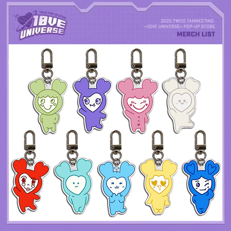 Cute Anime Merchandise - TWICE Cute Cartoon Anime Acrylic Keychain