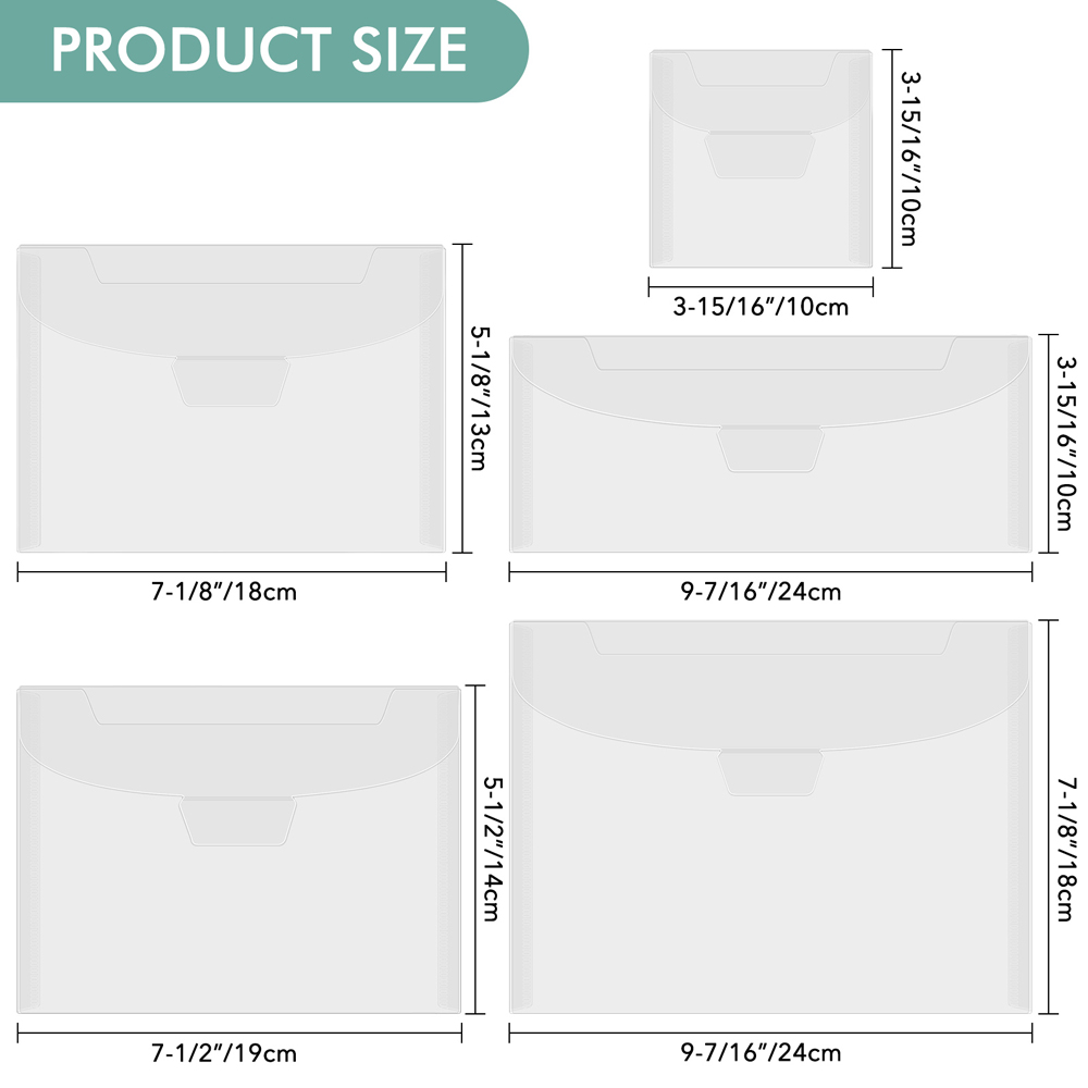 Sticker Sheet Set - 10 Pack Stamp and Die Storage