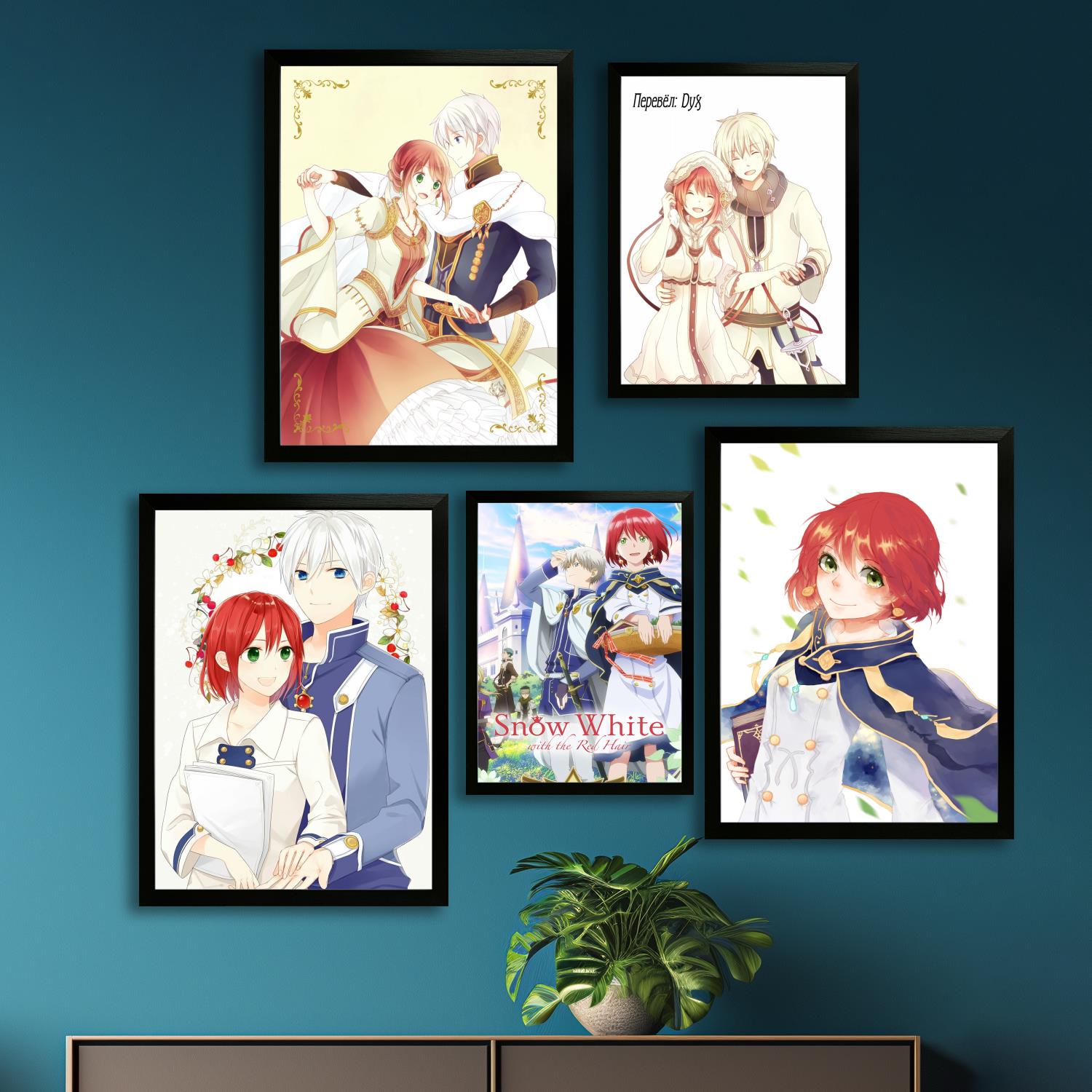 Anime Poster Print - shirayuki zen anime Canvas Art Poster,