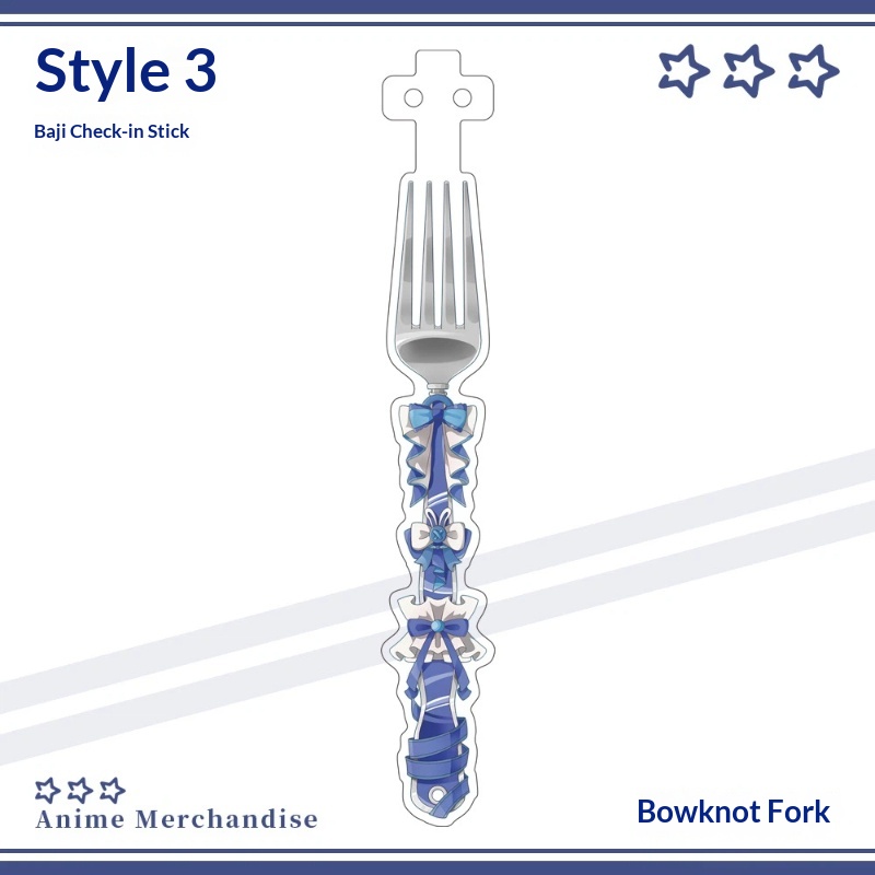 Anime Acrylic Bowknot Fork Sha – обзор и цена Anime Merchandise China