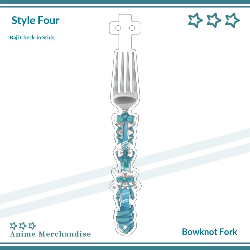 Anime Acrylic Bowknot Fork Sha – обзор и цена Anime Merchandise China