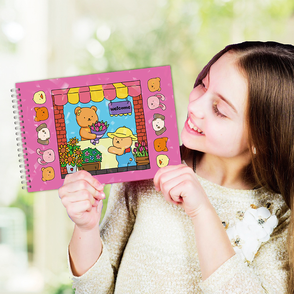 Adorable Bear Coloring Book Se – обзор и цена Sticker Sheet Set