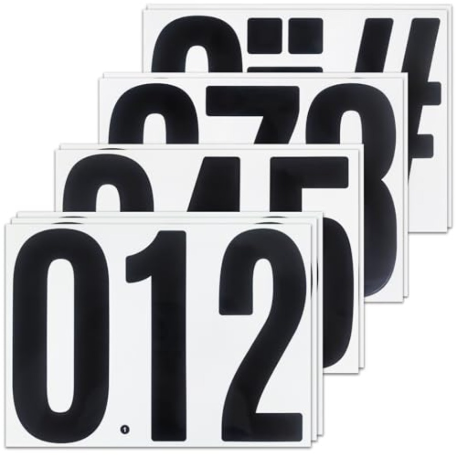 12 Sheets 7 Inch 0-9 Number St – обзор и цена Sticker Sheet Set