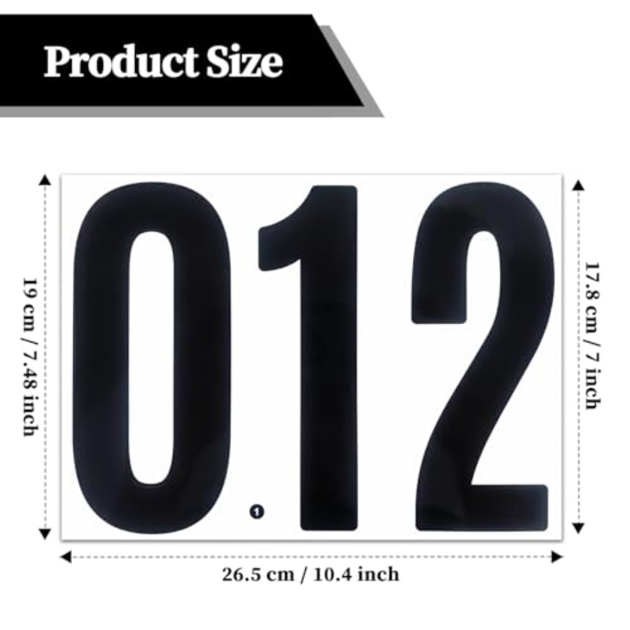 12 Sheets 7 Inch 0-9 Number St – обзор и цена Sticker Sheet Set
