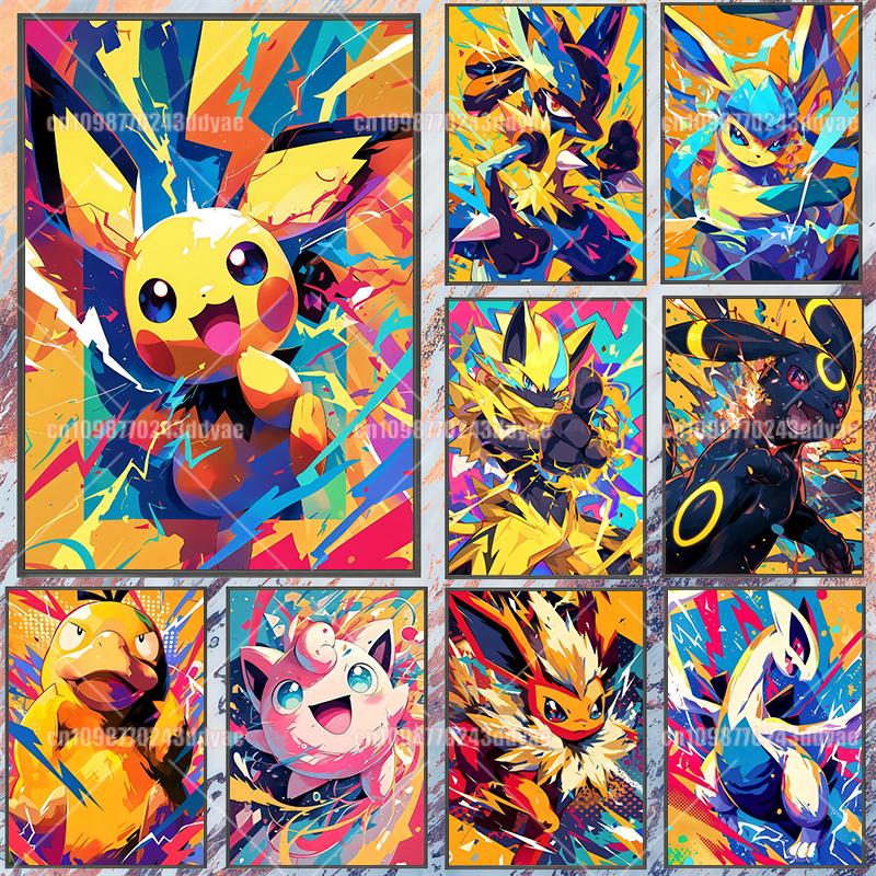 Anime Pokemon Canvas Painting  – обзор и цена Anime Poster Print