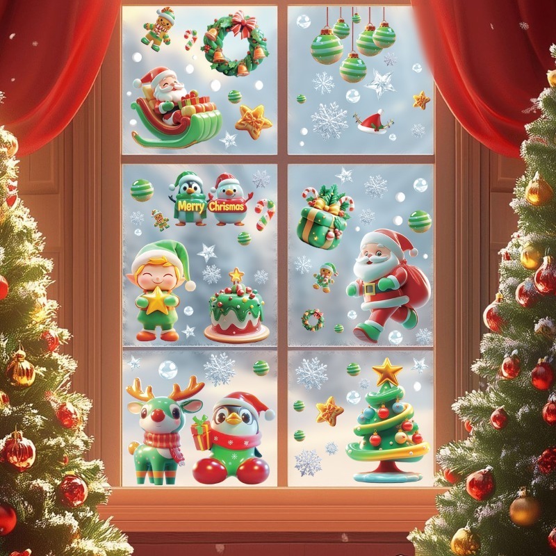 9 Sheets/set of Christmas Tree – обзор и цена Sticker Sheet Set