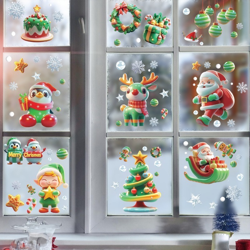 9 Sheets/set of Christmas Tree – обзор и цена Sticker Sheet Set