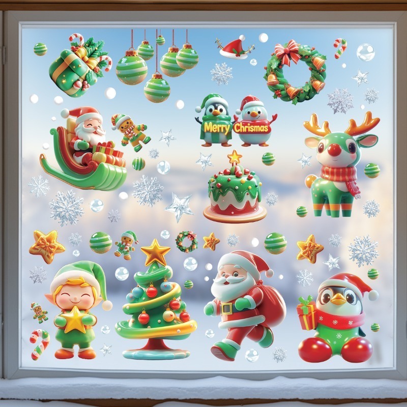 9 Sheets/set of Christmas Tree – обзор и цена Sticker Sheet Set