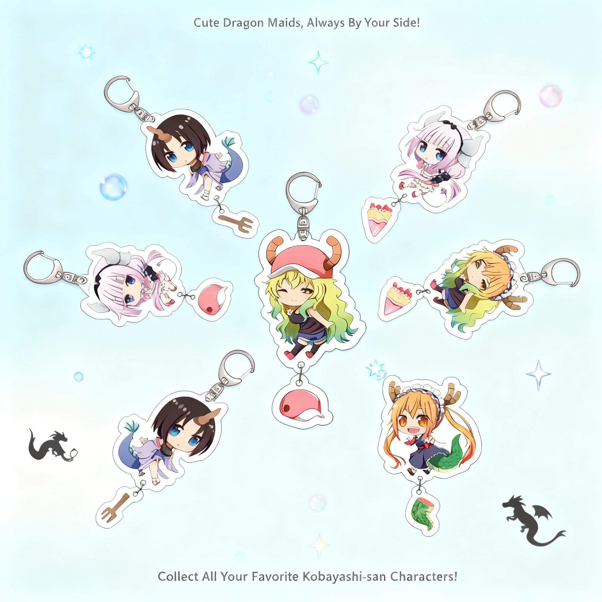 Anime Acrylic Keychain Miss Ko – обзор и цена Cute Anime Merchandise