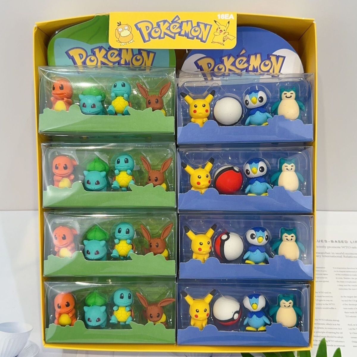 Pokémon figurine erasers, cute – обзор и цена Erased Anime Merchandise