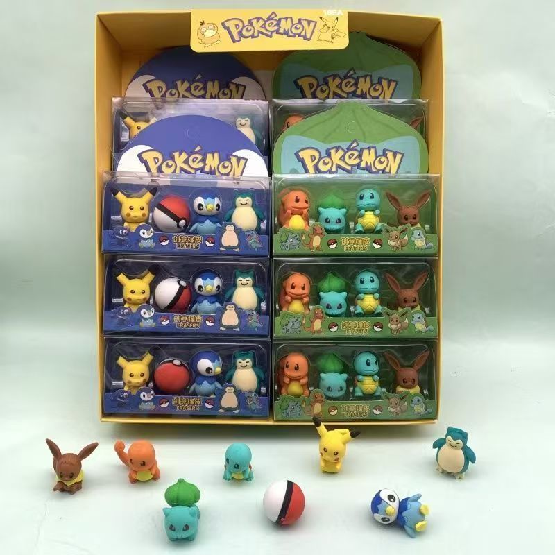 Pokémon figurine erasers, cute – обзор и цена Erased Anime Merchandise
