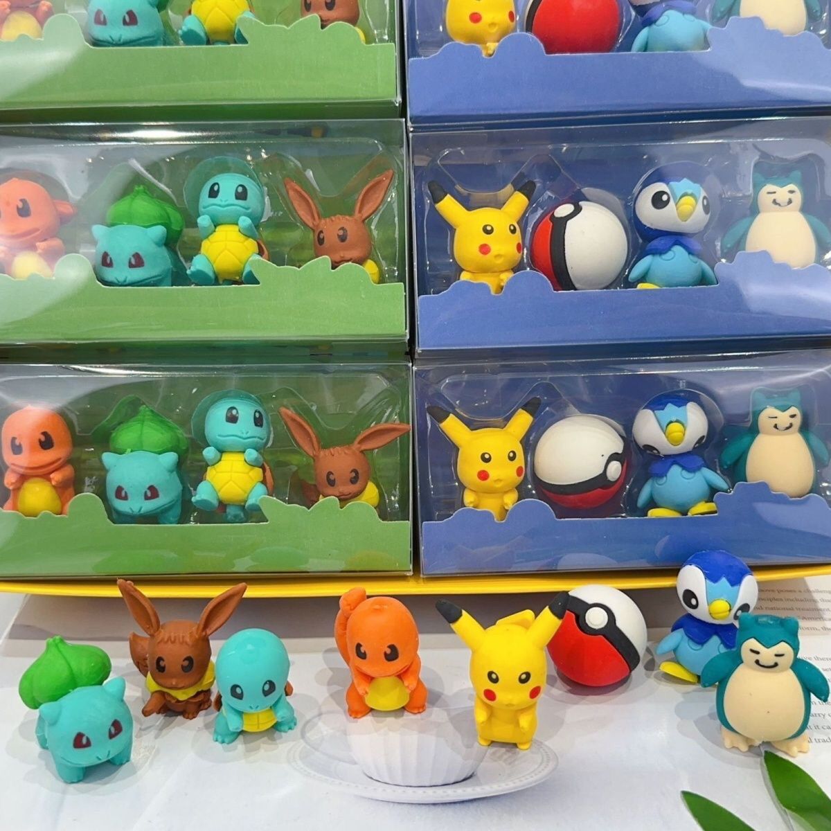 Pokémon figurine erasers, cute – обзор и цена Erased Anime Merchandise