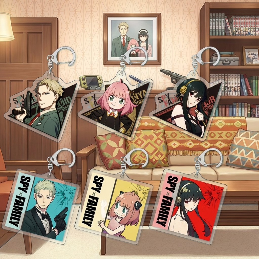 SPY×FAMILY Anya Keychain Acryl – обзор и цена Cute Anime Merchandise