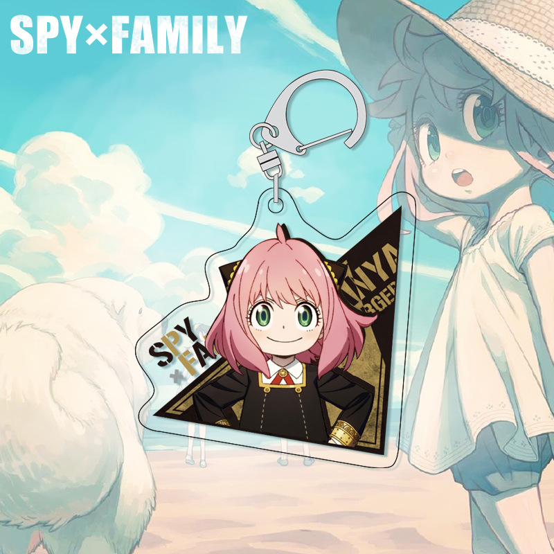 SPY×FAMILY Anya Keychain Acryl – обзор и цена Cute Anime Merchandise