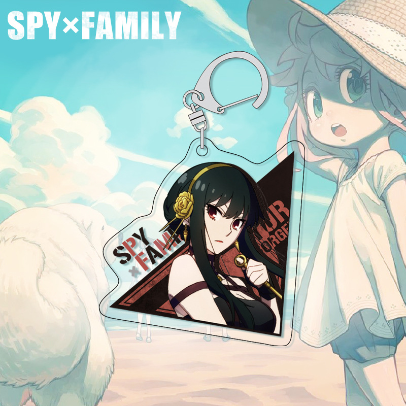 SPY×FAMILY Anya Keychain Acryl – обзор и цена Cute Anime Merchandise