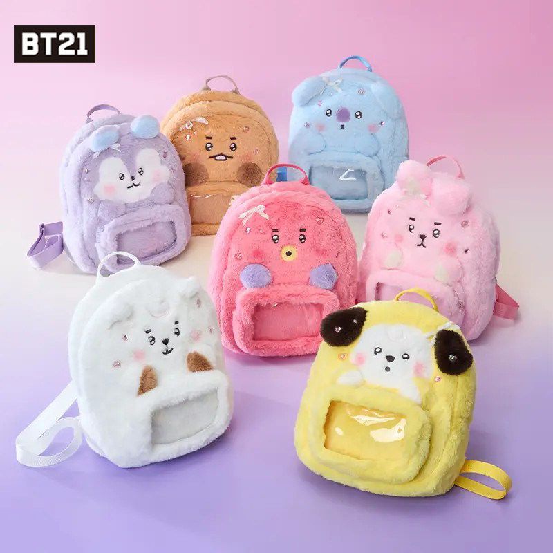BT21 cartoon cute plush doll b – обзор и цена Cute Anime Merchandise