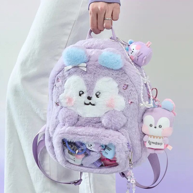BT21 cartoon cute plush doll b – обзор и цена Cute Anime Merchandise
