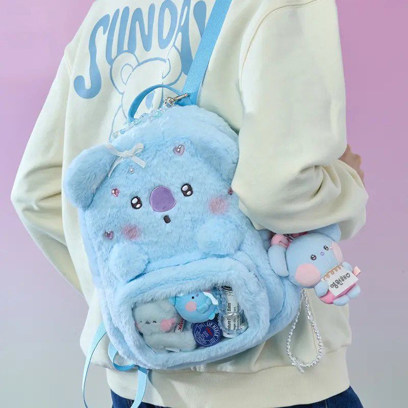 BT21 cartoon cute plush doll b – обзор и цена Cute Anime Merchandise