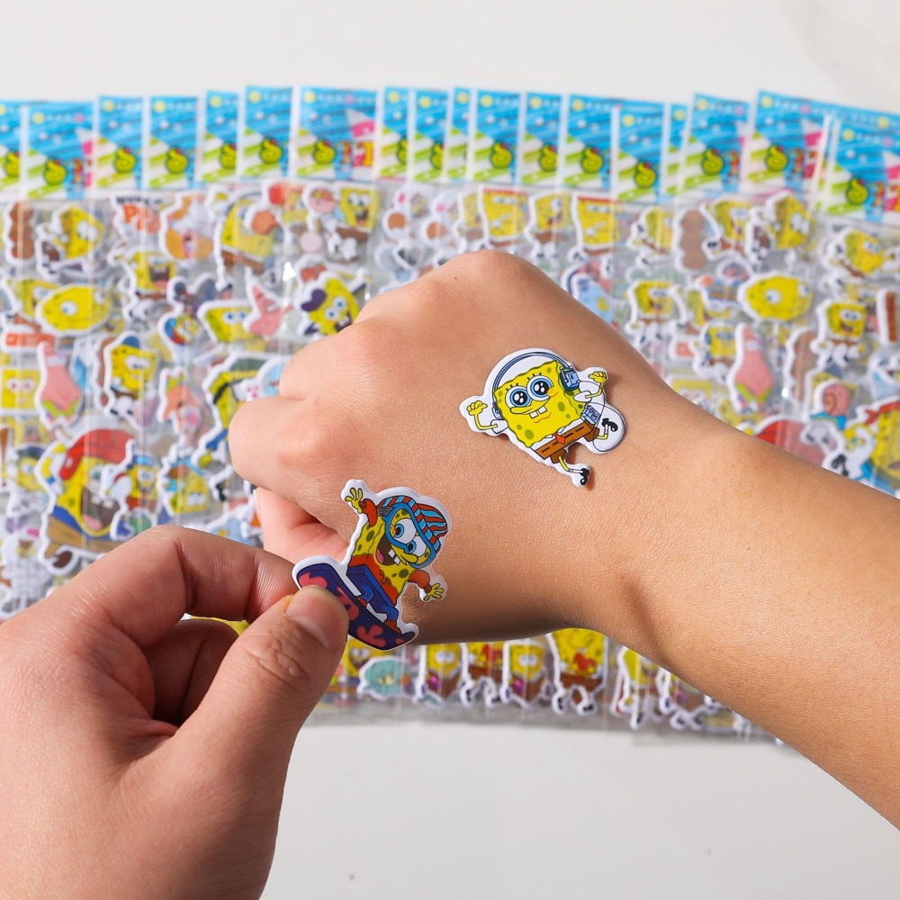 12-Pack SpongeBob 3D Stickers  – обзор и цена Sticker Sheet Set