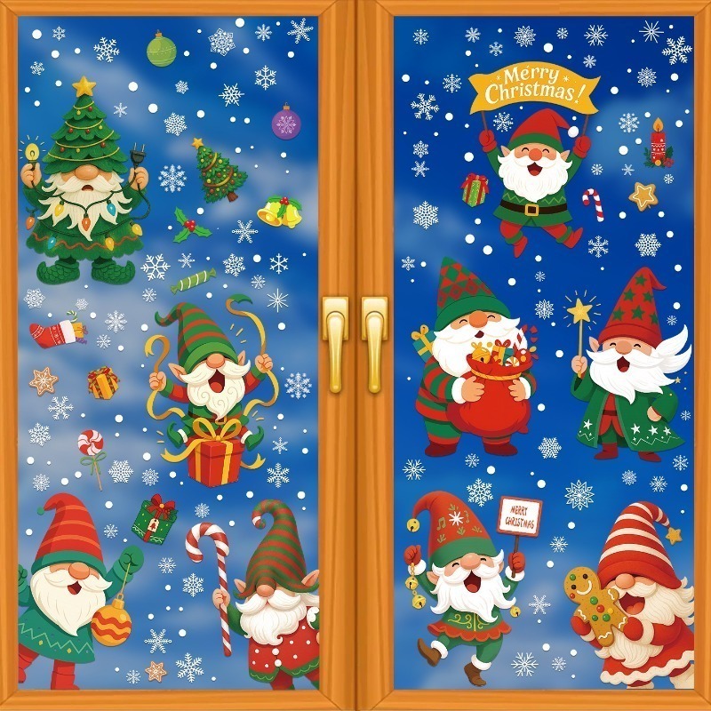 9 sheets/set of Santa Claus el – обзор и цена Sticker Sheet Set