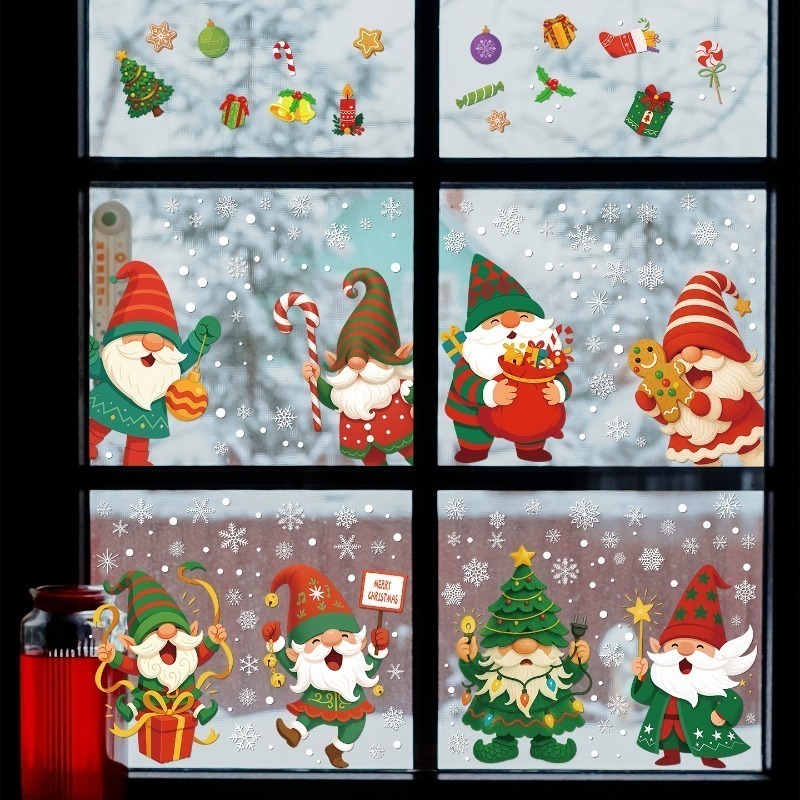 9 sheets/set of Santa Claus el – обзор и цена Sticker Sheet Set