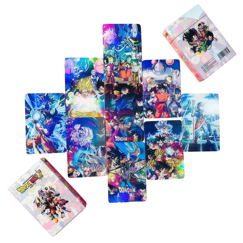 50pcs Dragon Ball holographic  – обзор и цена Anime Merchandise Box