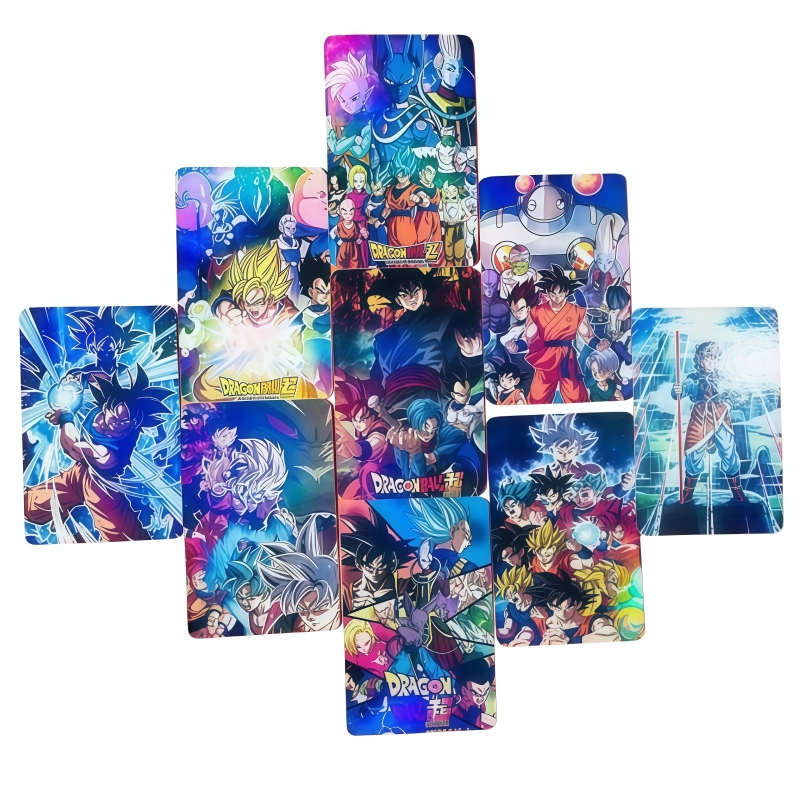 50pcs Dragon Ball holographic  – обзор и цена Anime Merchandise Box