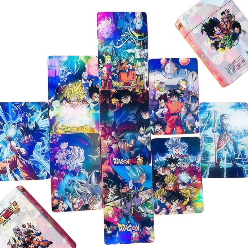 50pcs Dragon Ball holographic  – обзор и цена Anime Merchandise Box